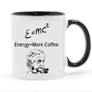 the EINSTEIN - E = MC2 Energy Milk Coffee Ceramic Mug
