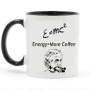 the EINSTEIN - E = MC2 Energy Milk Coffee Ceramic Mug