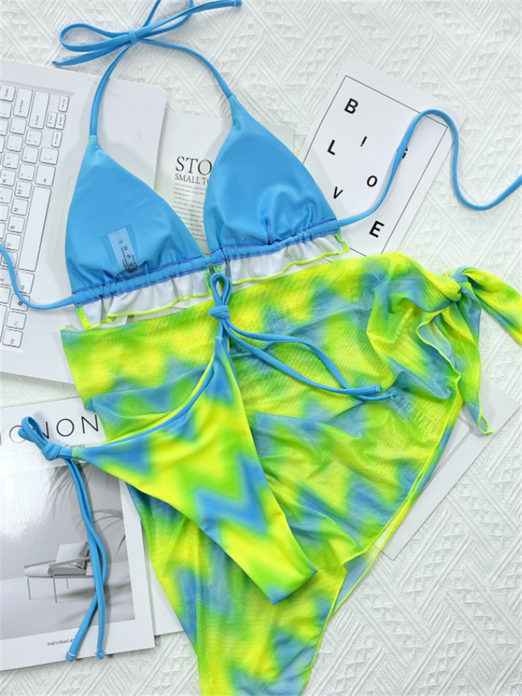 the NEON CAT - Tie-Dye Print Women Swimsuit