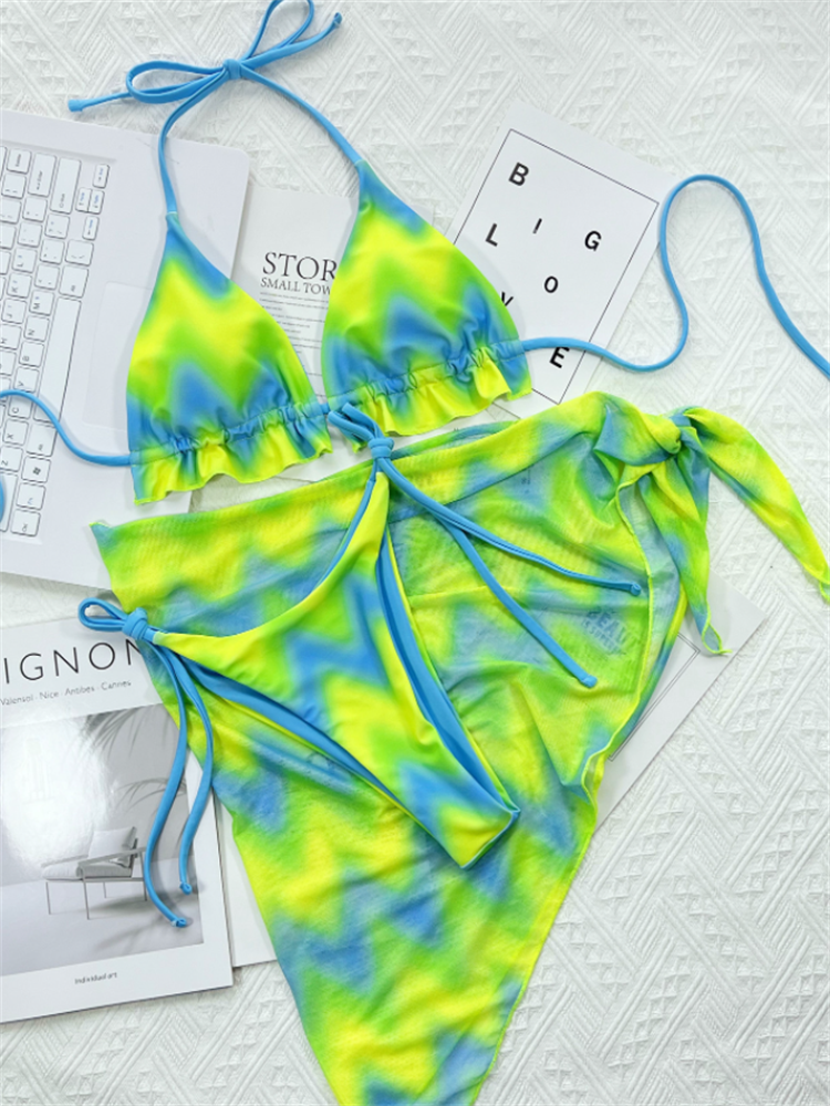 the NEON CAT - Tie-Dye Print Women Swimsuit