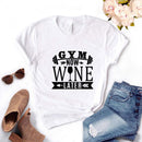 the 5 O'CLOCK SOMEWHERE - Wine Later Print Women T-Shirts