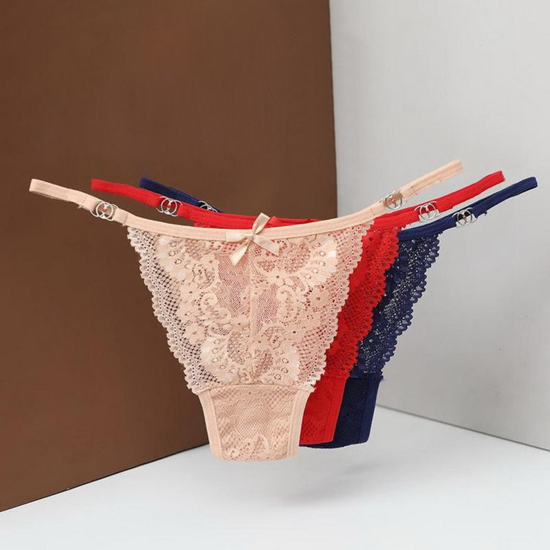 the PYRAMID - Women Lace Sexy Thongs Panties