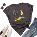 the NAKED BANANA - Cotton Women S-5xl Plus Size Short Sleeve Shirt