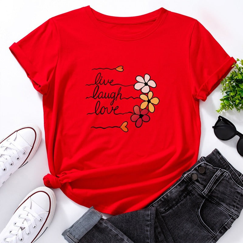 the LIFE LOVER - Cotton Women T-Shirts