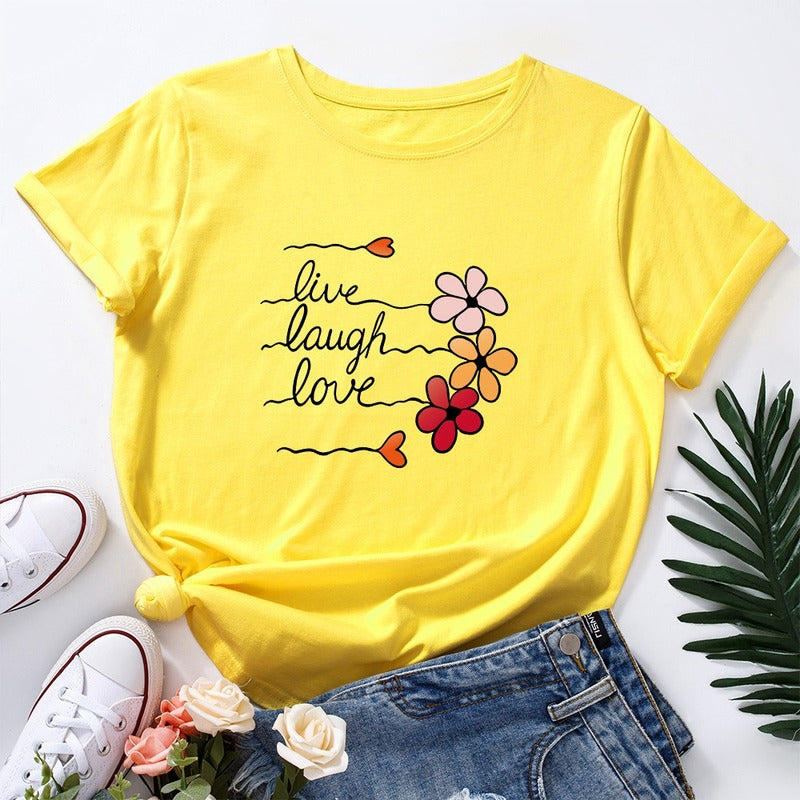 the LIFE LOVER - Cotton Women T-Shirts