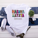 the HAKUNA MATATA - Women Cotton T-Shirts