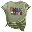 the HAKUNA MATATA - Women Cotton T-Shirts
