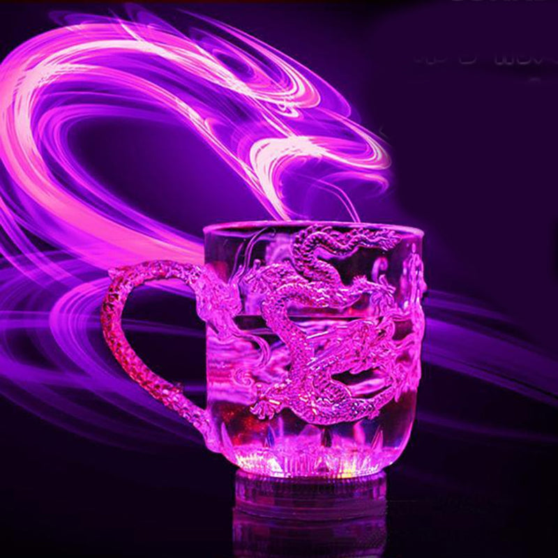 the LIGHTED DRAGON - Led Flash Magic Color Changing Dragon Cup