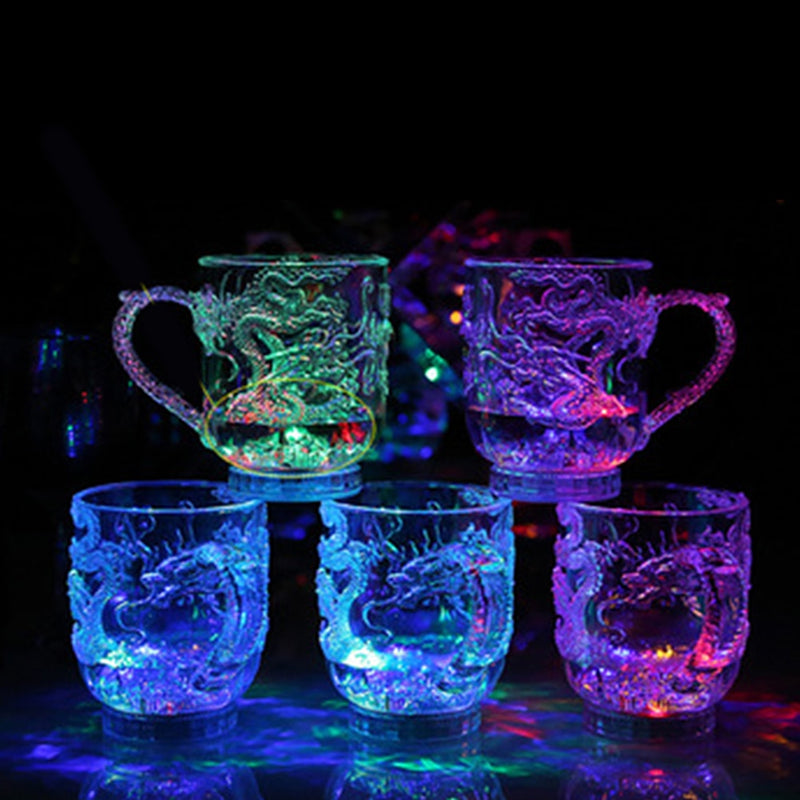 the LIGHTED DRAGON - Led Flash Magic Color Changing Dragon Cup