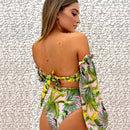 the HAVANA - Long Sleeve Bikini Print Swimsuit