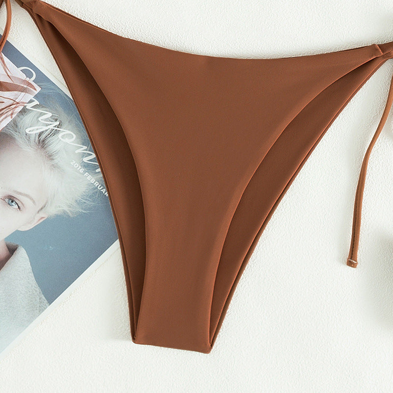 the CAPPUCCINO - Women Low Waist Swimwear