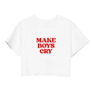 the HEARTBREAKER - Women Make Boys Cry Crop Tops