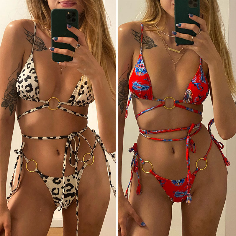 the HOOP - Sexy Bandeau Bikini Bandage Swimwear