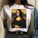 the MONA LISA - Women Mona Lisa Print T-Shirt