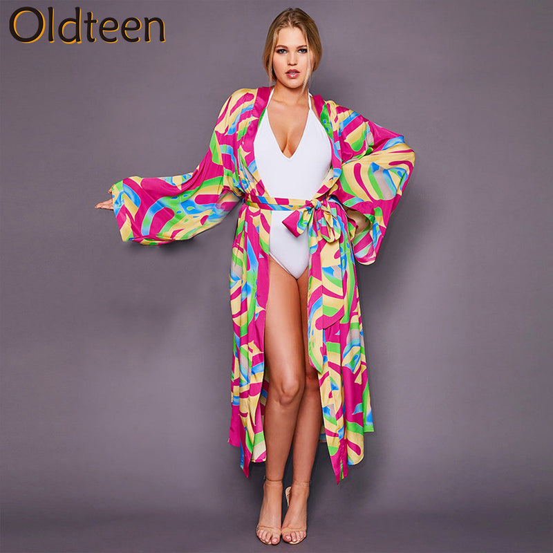 the BOHEMIAN WRAP - Bohemian Bikini Cover Ups Retro Sexy Dress