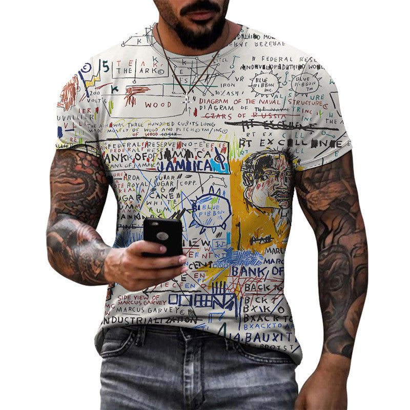 the ABSTRACT - New Fashion 3D Print T-Shirt for Men