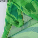 the HEARTTHROB - Sexy Mesh Crop Top Women T-Shirt