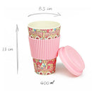 the DESIGNER MUG - 400ml Reusable Bamboo Fiber Coffee Cups