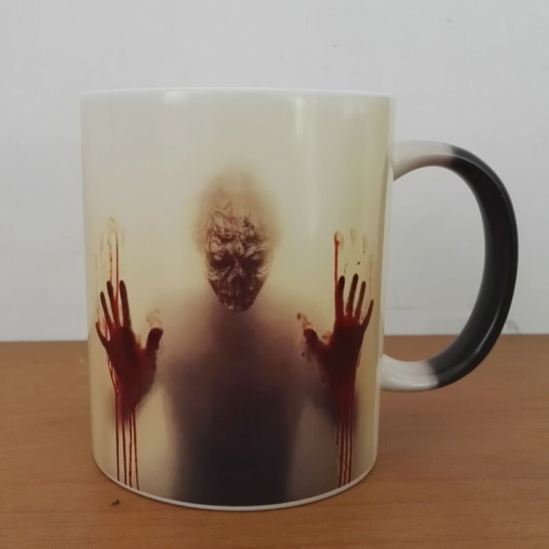 the ZOMBIE - Magic Mug Walking Dead Coffee Cup