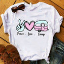 the DOODLE - Plus Size Love Printed Women Shirt