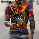 the EGYPTIAN - Men Ancient Egypt Pattern Printed 3D T-Shirt