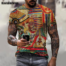 the EGYPTIAN - Men Ancient Egypt Pattern Printed 3D T-Shirt