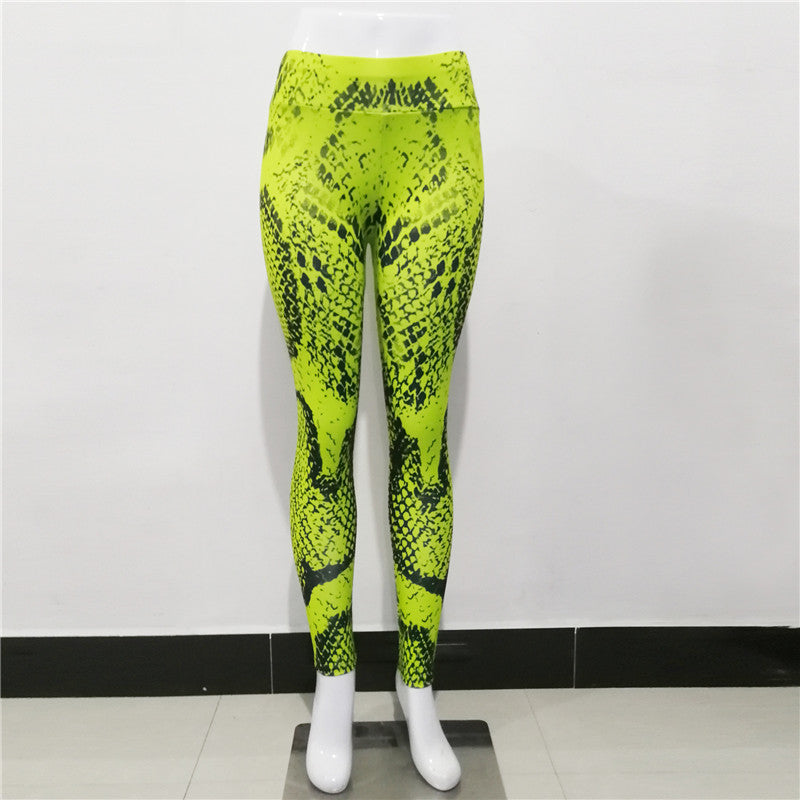 The SERPENT- Running Fitness Leggings Workout Push Up Fashion Sweat-absorbent New Gothic Women Sexy