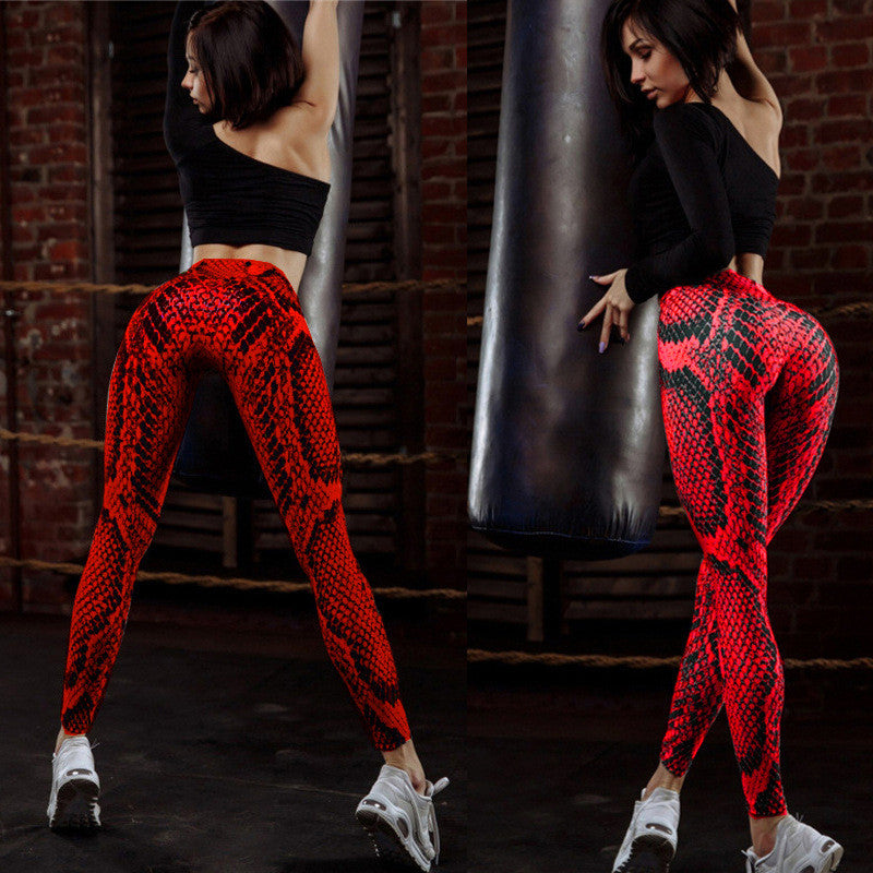 The SERPENT- Running Fitness Leggings Workout Push Up Fashion Sweat-absorbent New Gothic Women Sexy