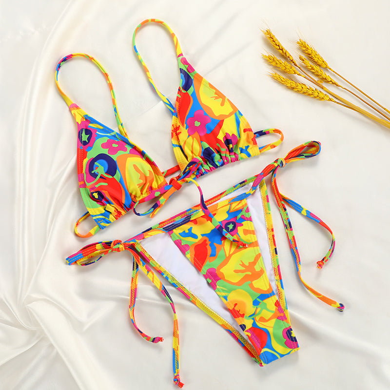 the BETSY - Sexy Patchwork Print Swimwear