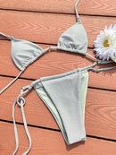 the LEVI - Shiny Bikini Thong Swimwear