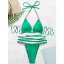 the EMERALD ISLE - Sexy Bikini String Swimsuit for Women