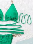 the EMERALD ISLE - Sexy Bikini String Swimsuit for Women