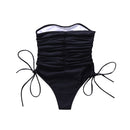 the SILHOUETTE - Sexy Bodysuit Black Off-the-Shoulder Swimwear