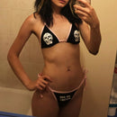 the SINNER - Women Two Piece Skull Print Bikini Suit