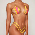 the SHOWGIRL - Women Sexy Halter Hollow Out Micro Swimwear