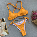the CITRUS - Sexy Micro Bikini Set Lace Up Swimwear