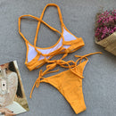 the CITRUS - Sexy Micro Bikini Set Lace Up Swimwear