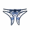 the ORCHID - Sexy Lace Thong Transparent Panties
