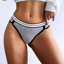 the GIRLFRIEND - Sexy Sports Cotton Stripe Women Underwear