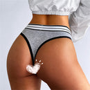 the GIRLFRIEND - Sexy Sports Cotton Stripe Women Underwear