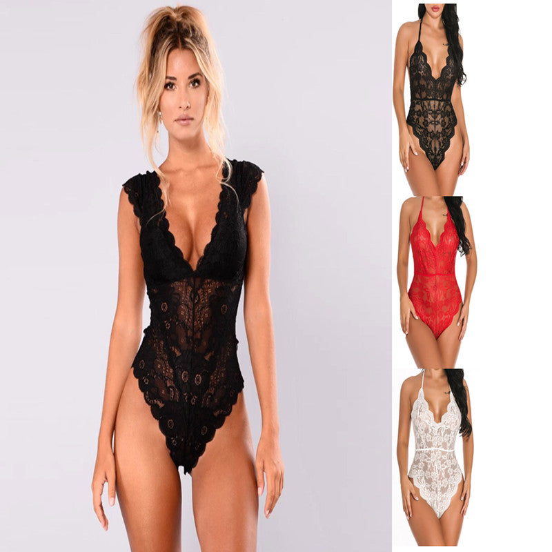 the TOTAL PACKAGE - Sexy Teddies Mesh Lace Lingerie