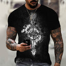 the ATLAS - Summer 3D Print Oversized T-Shirts for Men