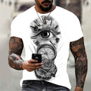the ATLAS - Summer 3D Print Oversized T-Shirts for Men