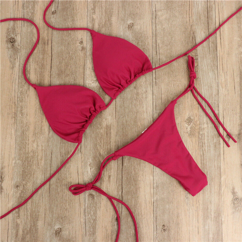 the ORIGINAL STRING BIKINI - Summer Sexy Solid Mirco Bikini Sets