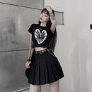 the SPIDERWEB HEART - Summer Short Sleeve T-Shirt