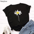 the DAISY GIRL - Women Cute Daisy Print T-Shirt