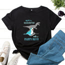 the BIRD MOM - Parrot Letter Print Women T-Shirt