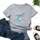 the BIRD MOM - Parrot Letter Print Women T-Shirt