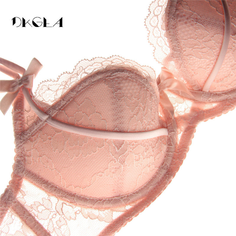 the LACE GODDESS - Thin Cotton Bras Push Up Women Lingerie