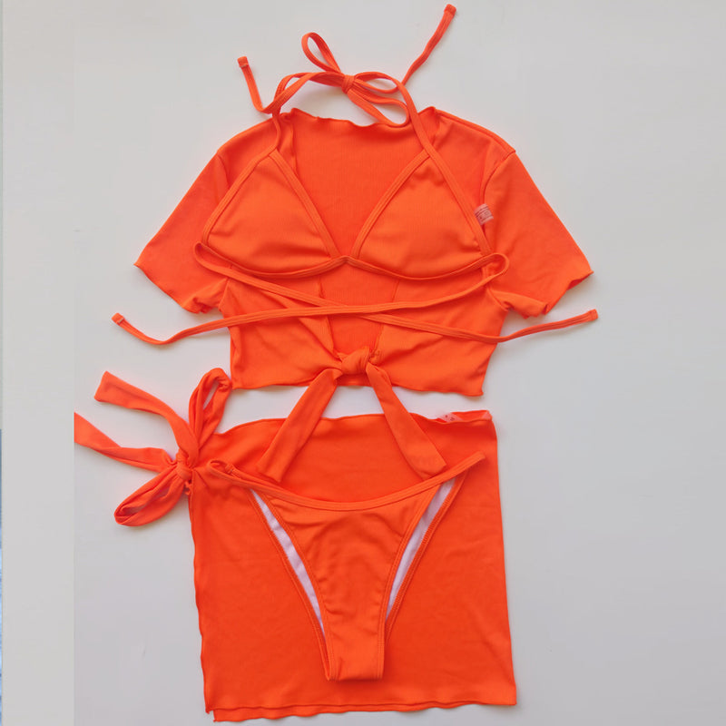 the COVERGIRL - Women 4PCS/Set Swimwear